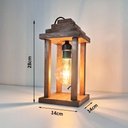 Ver imagem 2 de Luminária de Mesa Japonesa Luz Meditação Rústica Feito À Mão