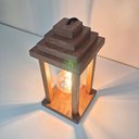 Ver imagem 4 de Luminária de Mesa Japonesa Luz Meditação Rústica Feito À Mão