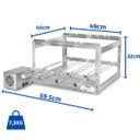 Ver imagem 4 de Grill Giratório em Inox para Churrasqueira com 4 Espetos - Infinity