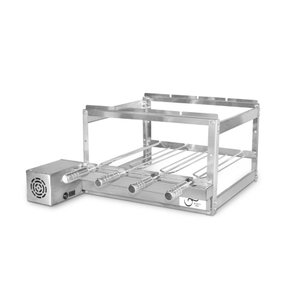 Grill Giratório em Inox para Churrasqueira com 4 Espetos - Infinity