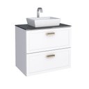 Ver imagem 3 de Gabinete Para Banheiro Em Aço Com Tampo Em Vidro Temperado Sem Cuba Odin