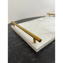Ver imagem 2 de Bandeja Mdf 28cm X 43cm X 15mm com Puxador Alça em Inox