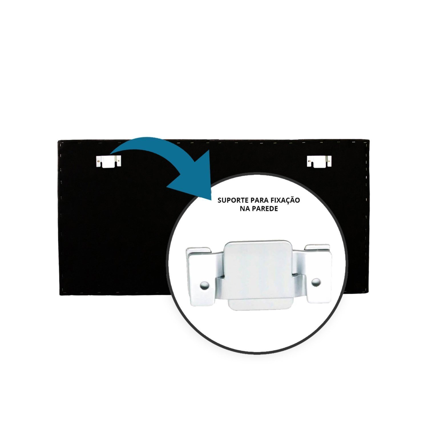 Cabeceira King Estofada para Cama Box com Tachas 193x60cm Reta Luxo Dupla - 6