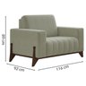 Poltrona Decorativa Base Em Madeira Veron SL 940 Moll - 4