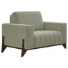 Poltrona Decorativa Base Em Madeira Veron SL 940 Moll - 1