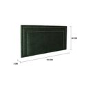 Ver imagem 3 de Cabeceira King Estofada para Cama Box com Tachas 193x60cm Reta Luxo Dupla