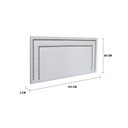 Ver imagem 3 de Cabeceira King Estofada para Cama Box com Tachas 193x60cm Reta Luxo Dupla