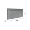 Cabeceira King Estofada para Cama Box com Tachas 193x60cm Reta Luxo Dupla - 3