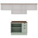 Ver imagem 3 de Armário de Cozinha Compacta Modulada 2,80m 8 Peças Iluminata Genialflex