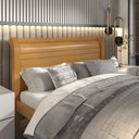 Ver imagem 4 de Cama Casal em MDF Madri Espresso Laranja/Cinamomo
