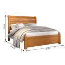 Ver imagem 3 de Cama Casal em MDF Madri Espresso Laranja/Cinamomo