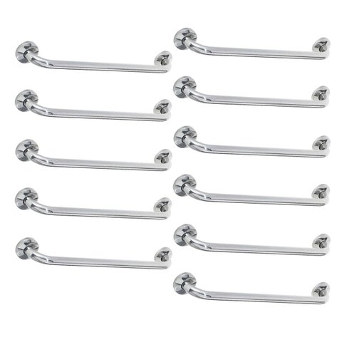 Barra de Apoio Alca 80cm Kit 11 Uni Acessibilidade Idoso Cadeirante Deficiente Box Banheiro Corrimao