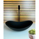 Ver imagem 1 de KIT Cuba Vidro Oval 47cm Torneira e Valvula