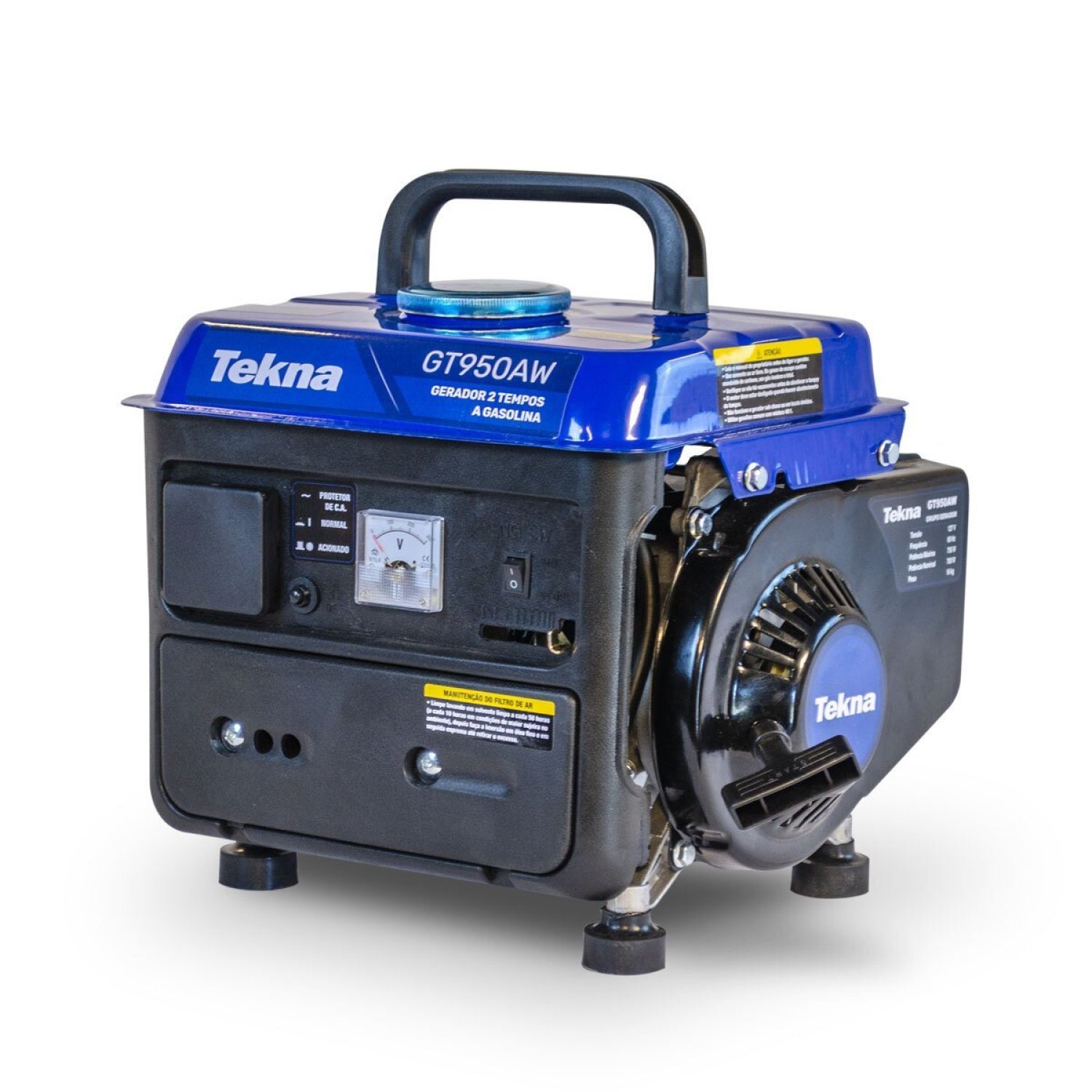 Gerador a Gasolina 750w Monofásico 127v Tekna