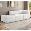 Ver imagem 1 de Sofá Modulado 3 Lugares 231cm Espuma D33 Multimóveis Cr45353 Branco