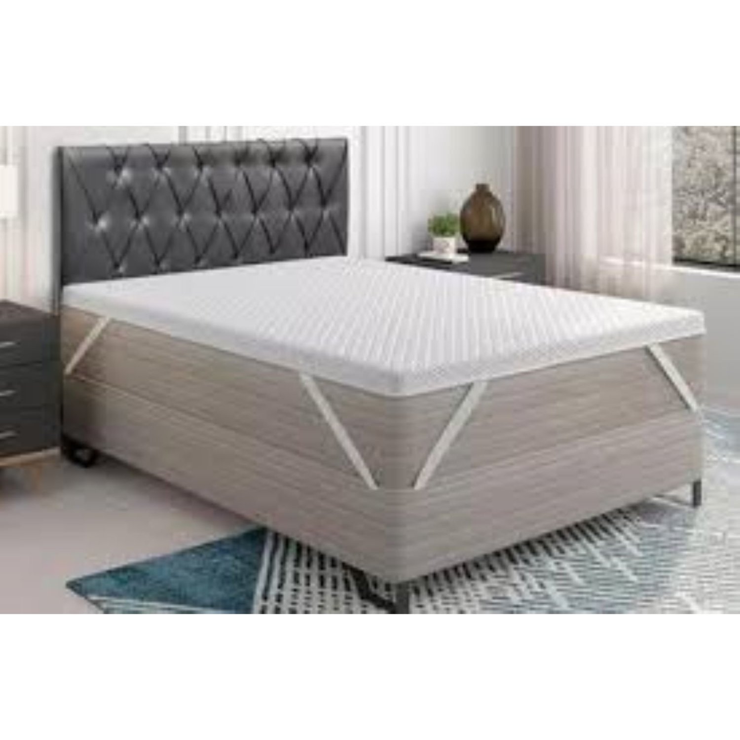 Pillow Top Gel 158x198x06cm Ortobom | MadeiraMadeira