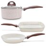Jogo Panelas Brinox Cerâmica 8 Pçs - Antiaderente - 5