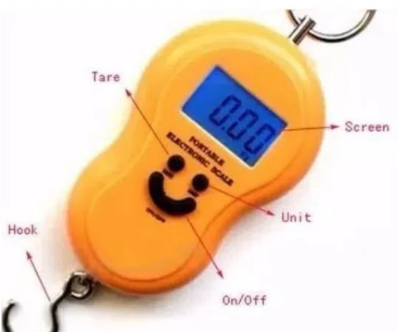 Balança Pratica De Gancho Portátil Digital - Pesa Até 50kg - 2