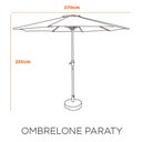 Ver imagem 3 de Ombrelone Paraty - Cinza Fratini