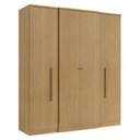 Ver imagem 1 de Guarda Roupa Casal Splendore 4 Portas Nogal Acetinado - Thb