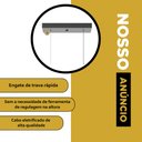 Ver imagem 4 de Lustre Pendente de Teto Modelo Jabuticaba 13 Globos Vidros - Bivolt - Preto/fume