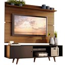 Ver imagem 2 de Rack Madesa Dubai e Painel para TV até 65 Polegadas com Pés Preto/Rustic 8N5Z Cor:Preto/Rustic