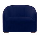 Ver imagem 2 de Poltrona Decorativa Julia Suede Azul Marinho - Dominic Decor