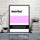 Ver imagem 2 de Quadro Decorativo Remédio Amorfina 24x18cm:Madeira branca