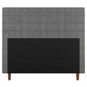 Ver imagem 3 de Cabeceira Cama Box Casal King Size Parisis 195cm Linho Cinza
