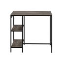 Ver imagem 7 de Conjunto Mesa Bistrô 2 Banqueta Aço Giratória Espresso Móveis Preto/Carvalho Dark/Caramelo