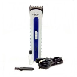 Máquina Nova Corta Cabelo Fazer Barba Pezinho Recarregável - 1