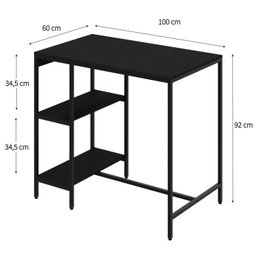 Conjunto Mesa Bistrô 2 Banqueta Aço Giratória Espresso Móveis - 5