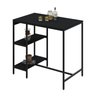 Conjunto Mesa Bistrô 2 Banqueta Aço Giratória Espresso Móveis - 8