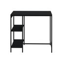 Ver imagem 4 de Conjunto Mesa Bistrô 2 Banqueta Aço Giratória Espresso Móveis Preto/Caramelo