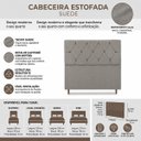 Ver imagem 7 de Cabeceira para Cama Casal Queen Estofada 1,58 ,Mts Zoe Vilajo: Suede Camurça