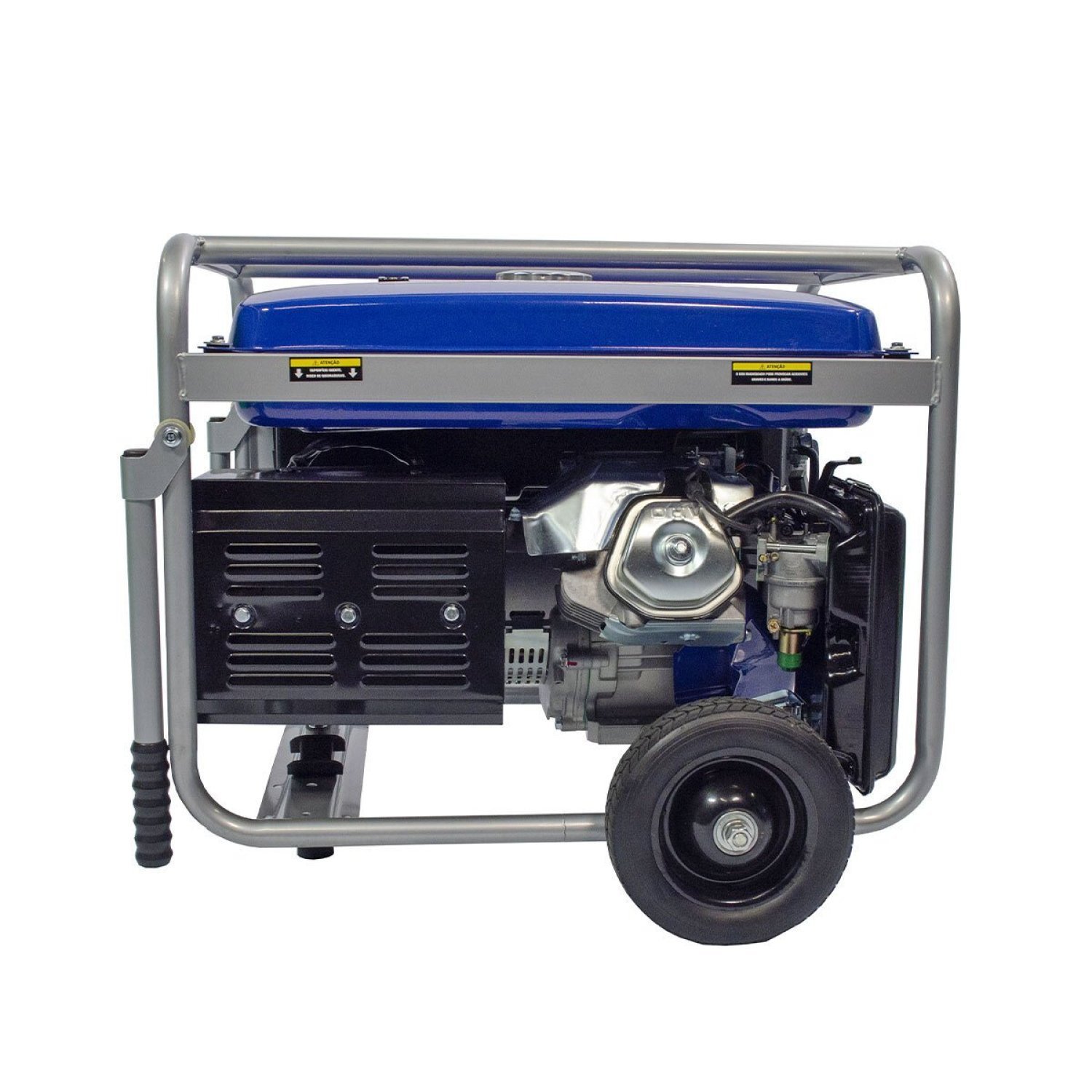 Gerador a Gasolina 7.2kva 7200w 115/230v 60hz Mono 4 Tempos Partida Eletrica Multiuso 420cc com Roda - 3