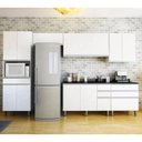 Ver imagem 1 de Cozinha Compacta Modulada 6 Peças 10 Portas 7 Gavetas Top Class Branco