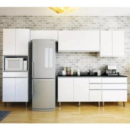 Cozinha Compacta 6 Peças 10 Portas 7 Gavetas Top Class - 1
