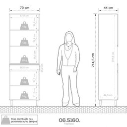 Cozinha Compacta 6 Peças 10 Portas 7 Gavetas Top Class - 15