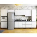 Ver imagem 1 de Cozinha Compacta Modulada 7 Peças 12 Portas 7 Gavetas Top Class Branco