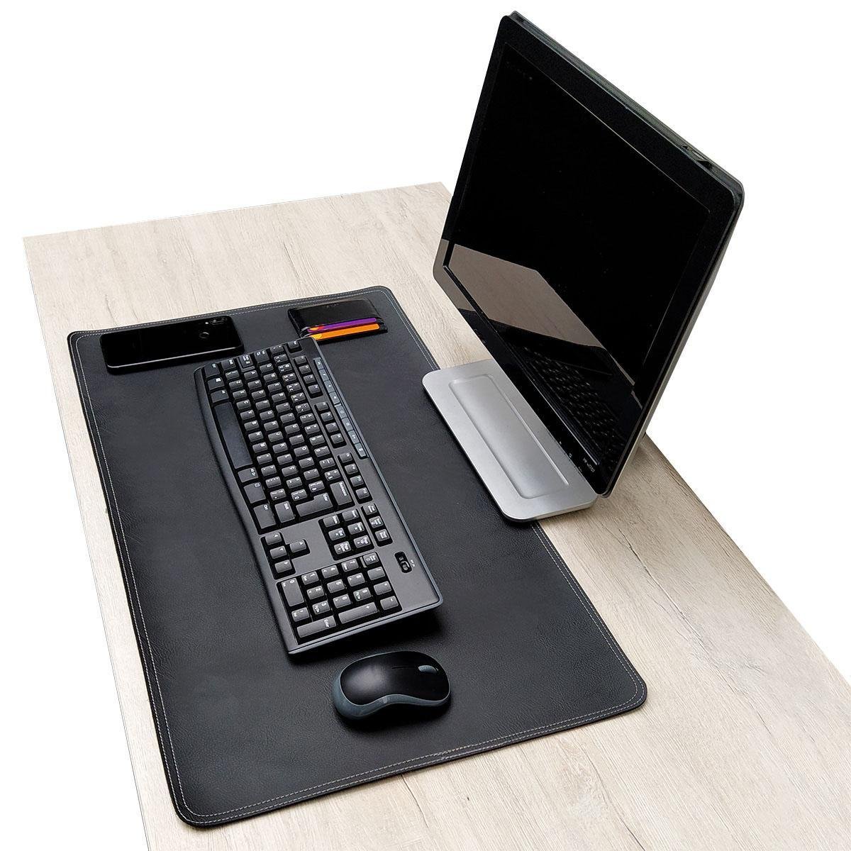 Mouser Pad Gamer Grande Tapete Pc Notebook Mac 30x70 Preto - 4