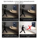 Ver imagem 5 de 10 Balizador Led Parede Sensor Presença Embutir Preto Lup72