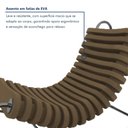 Ver imagem 7 de Cadeira de Balanço Orgânica Base Inox Anelídeos Marrom/Amber