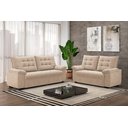 Ver imagem 1 de Conjunto de Sofás Estofados 3 e 2 Lugares Bertioga