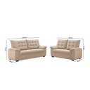 Ver imagem 5 de Conjunto de Sofás Estofados 3 e 2 Lugares Bertioga