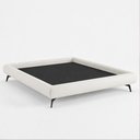 Ver imagem 1 de Cama Queen Japonesa 176cm Pés Alumínio Haru Facto Off White - Sallar Home