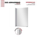Ver imagem 5 de Espelheira para Banheiro com Armário Branco