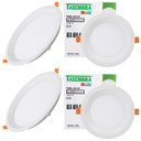 Ver imagem 3 de Kit 4 Painel de Led Redondo Embutir Recuado 6w Bivolt Taschibra 6500k Frio