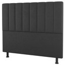 Ver imagem 3 de Kit Cabeceira E Baú Cama Box Queen 160Cm Cinza Escuro