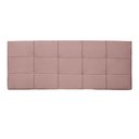 Ver imagem 2 de Cabeceira Painel Queen Lia Slim 160 Cm Suede Rose - MV Estofados